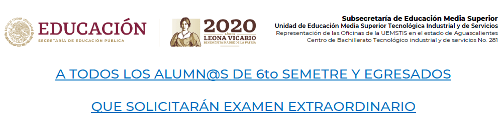 1er Proceso de Extraordinarios