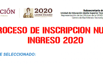 Proceso Nvo Ingreso 2020