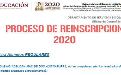 Proceso de Reinscripción