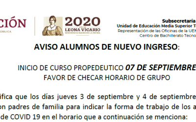REUNIÓN NUEVO INGRESO