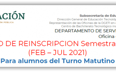 Reinscripción Alumnos REGULARES TM