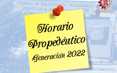 Horarios Propedéutico